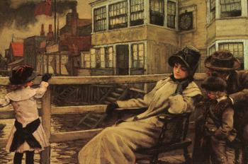 James Tissot : Waiting for the Ferry